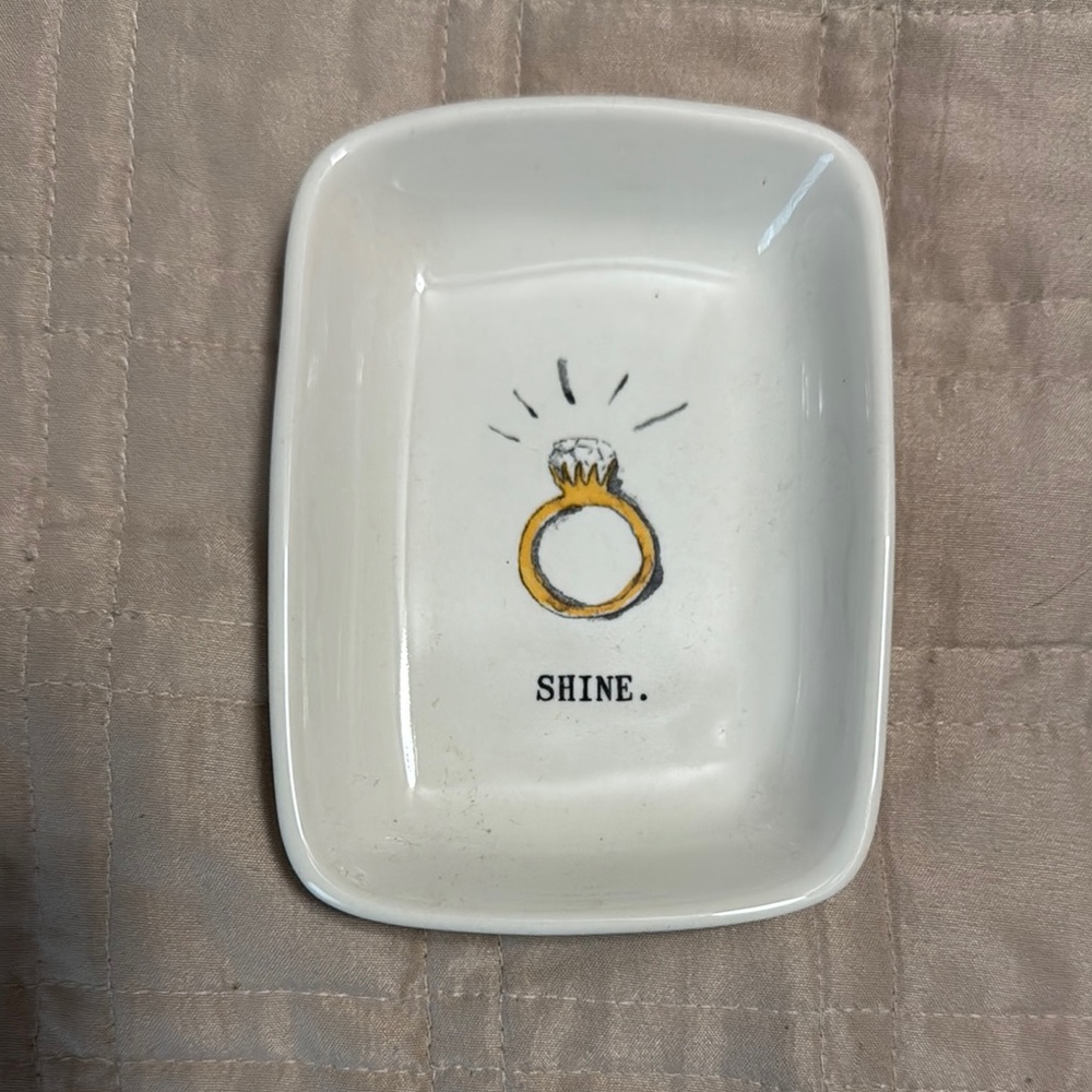 Rae Dunn Ring and Trinket Dish